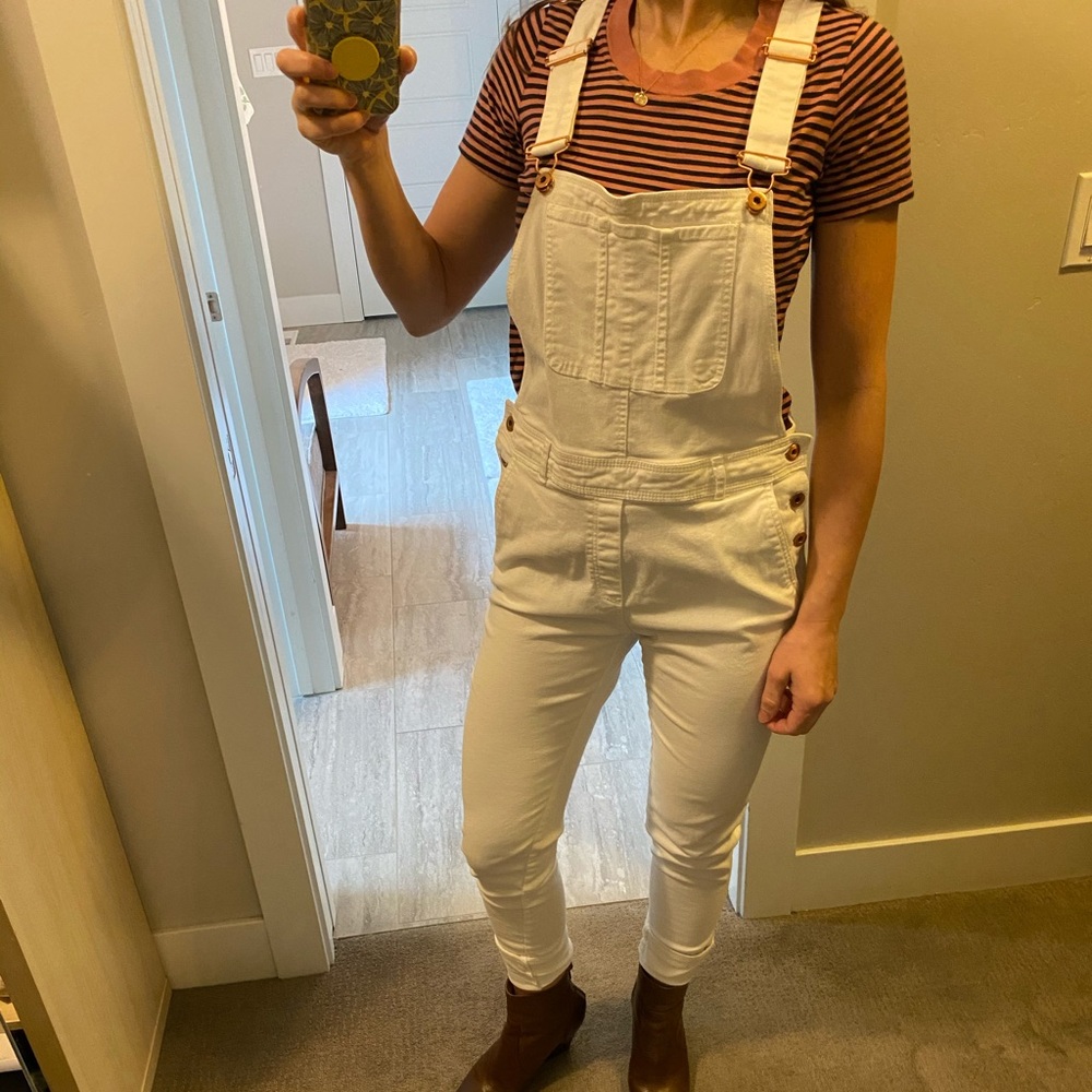 White H&M Overalls